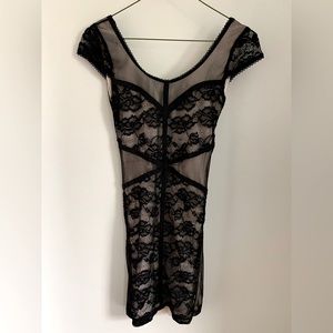 H&M DIVIDED Little Black Cocktail Dress 36 / 6